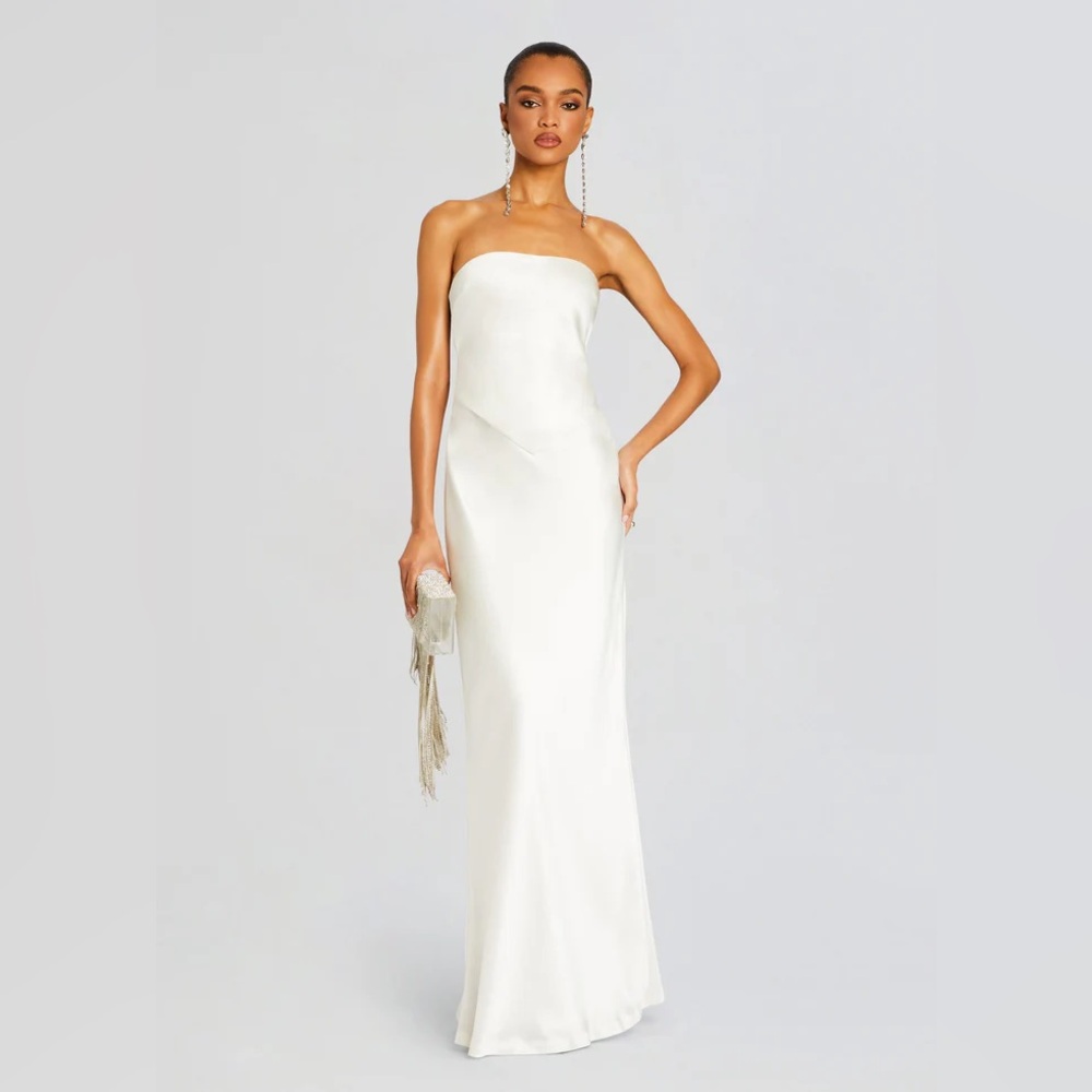 RETROFETE SKYE DRESS IN WHITE